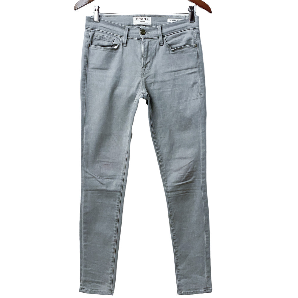Frame Gray Le Skinny De Jeanne Jeans Size 27 trocadero